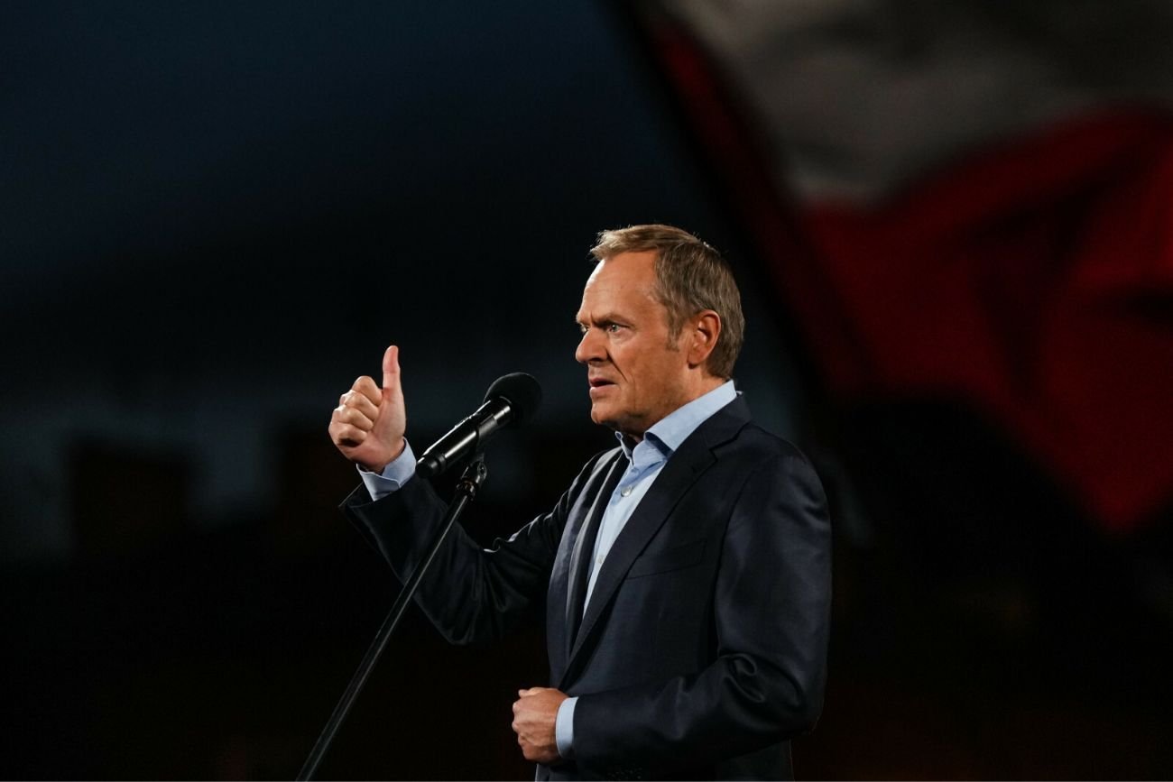 Donald Tusk wygłosi przemówienie podczas protestu w obronie TVN.