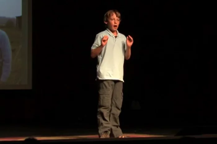 Jeden z młodych uczestników zagranicznej edycji TEDx-a.