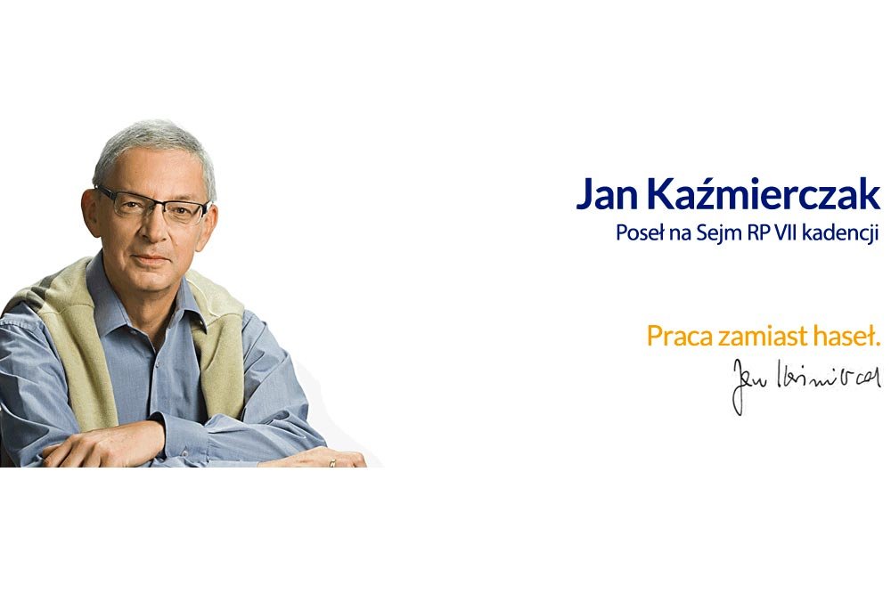 Poseł Jan Kaźmierczak
