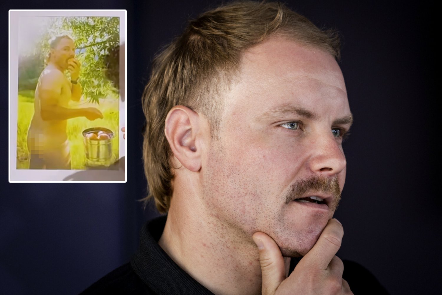 Valtteri Bottas sfotografowany nago. Promuje kalendarz w akcji Movember
