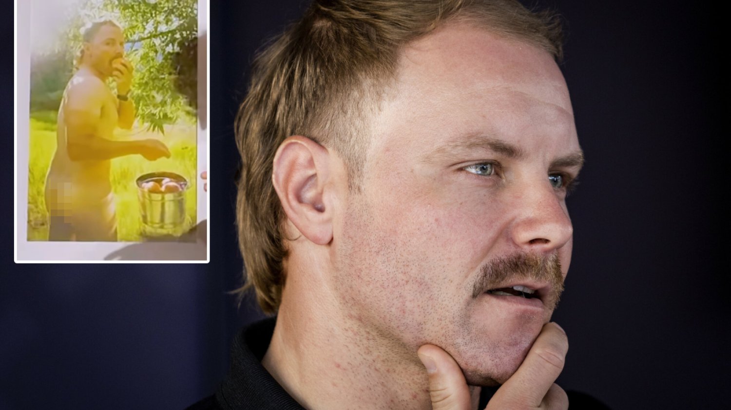 Valtteri Bottas sfotografowany nago. Promuje kalendarz w akcji Movember