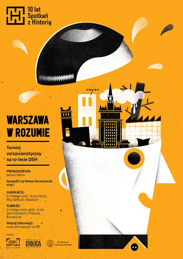 Plakat promujący "Warszawę w rozumie".
