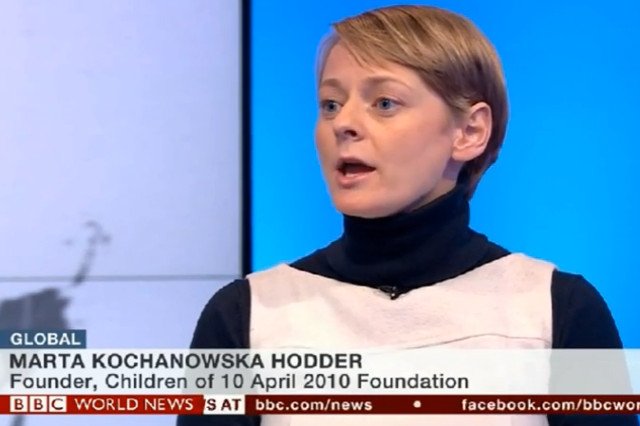 Marta Kochanowska-Hodder była gościem stacji BBC