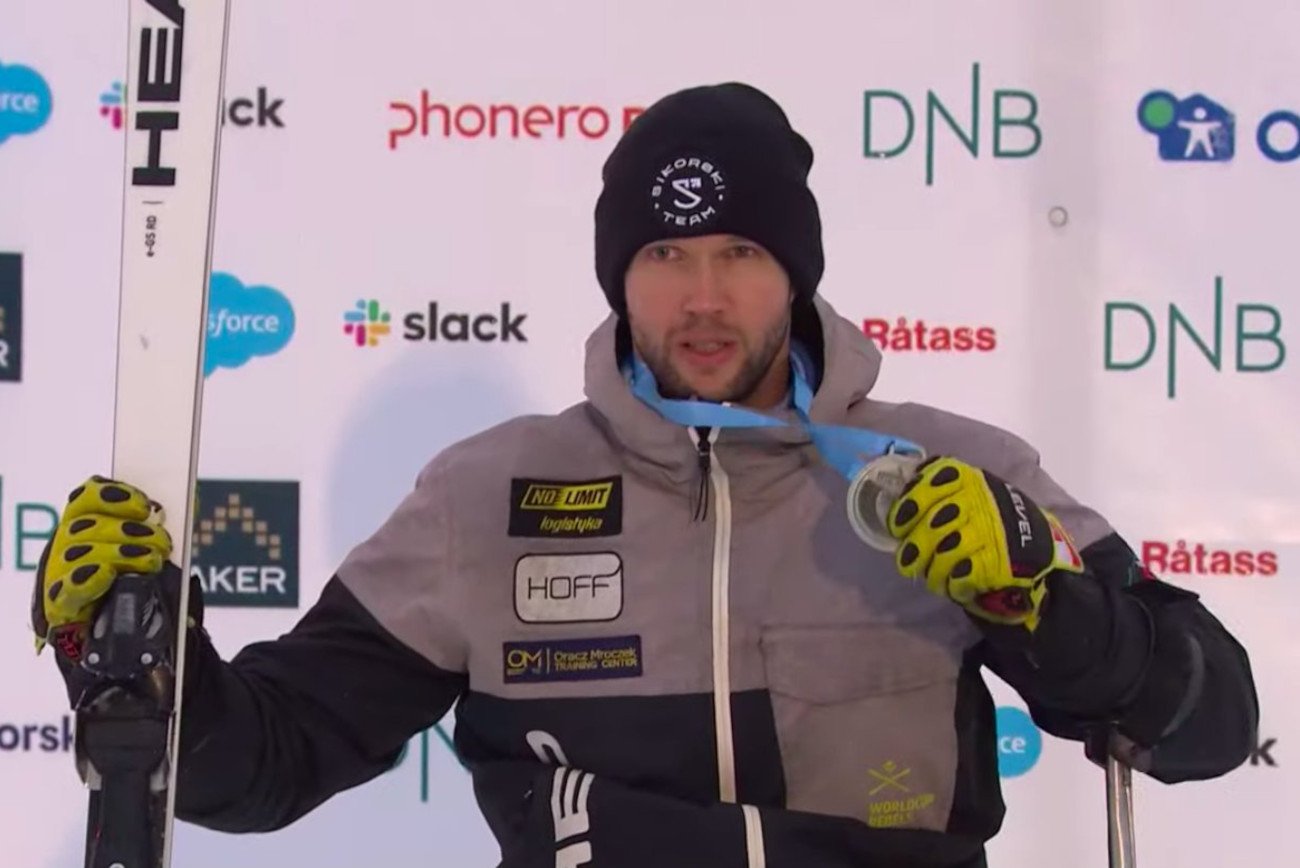 Igor Sikorski ze srebrnym medalem na MŚ w slalomie gigancie. Duża nadzieja na paraigrzyska w Pekinie.