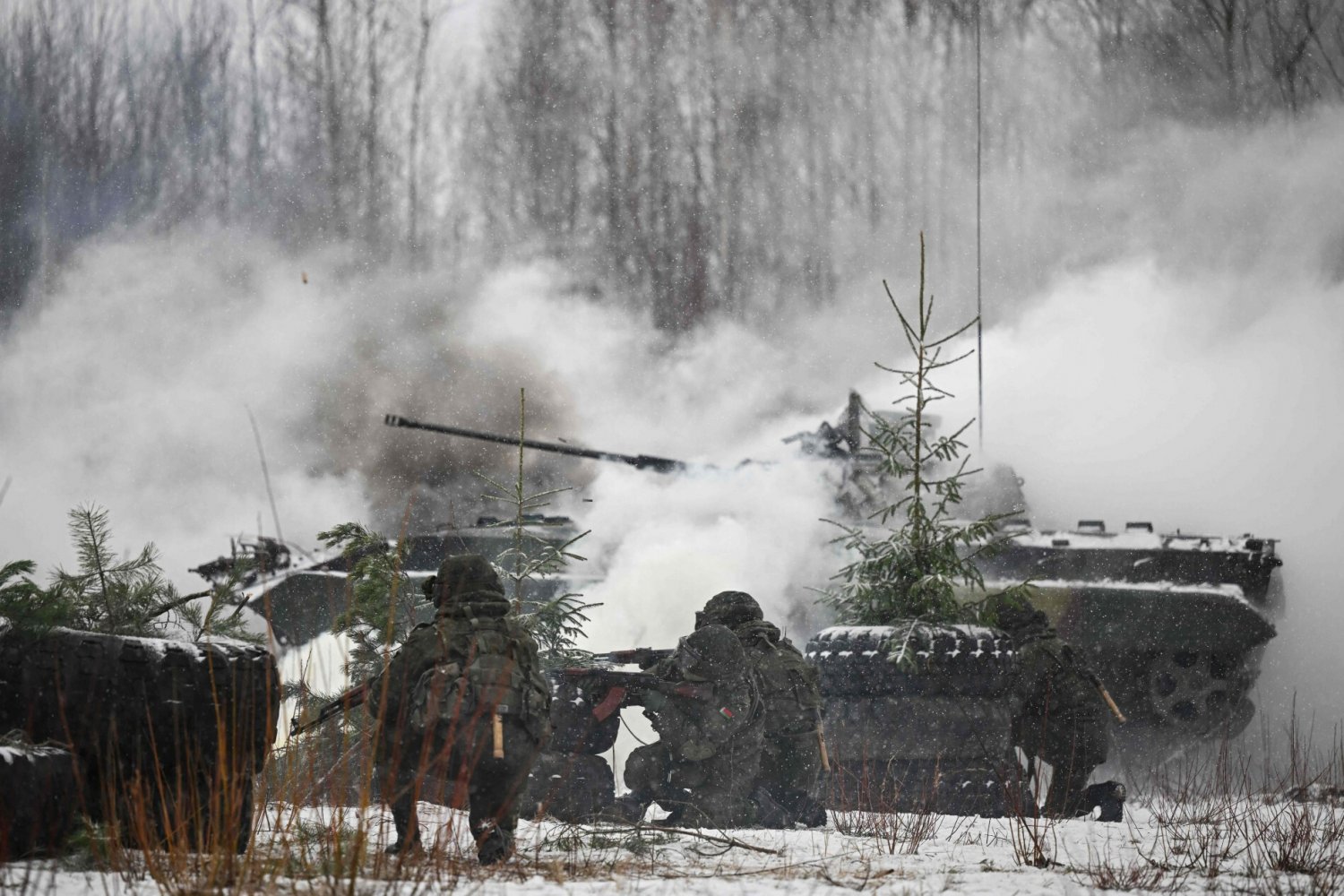 Ćwiczenia białoruskiej armii.