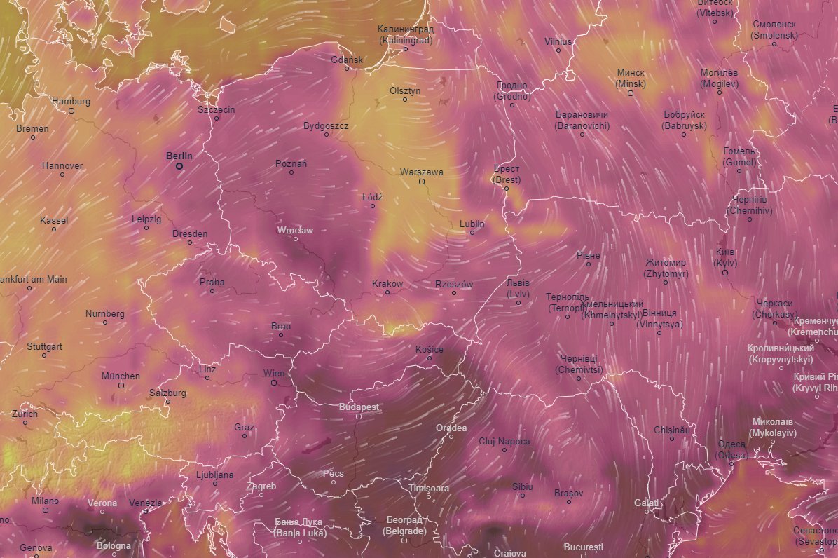Zwrotnikowe powietrze przyniesie w Polsce upały i nawałnice.