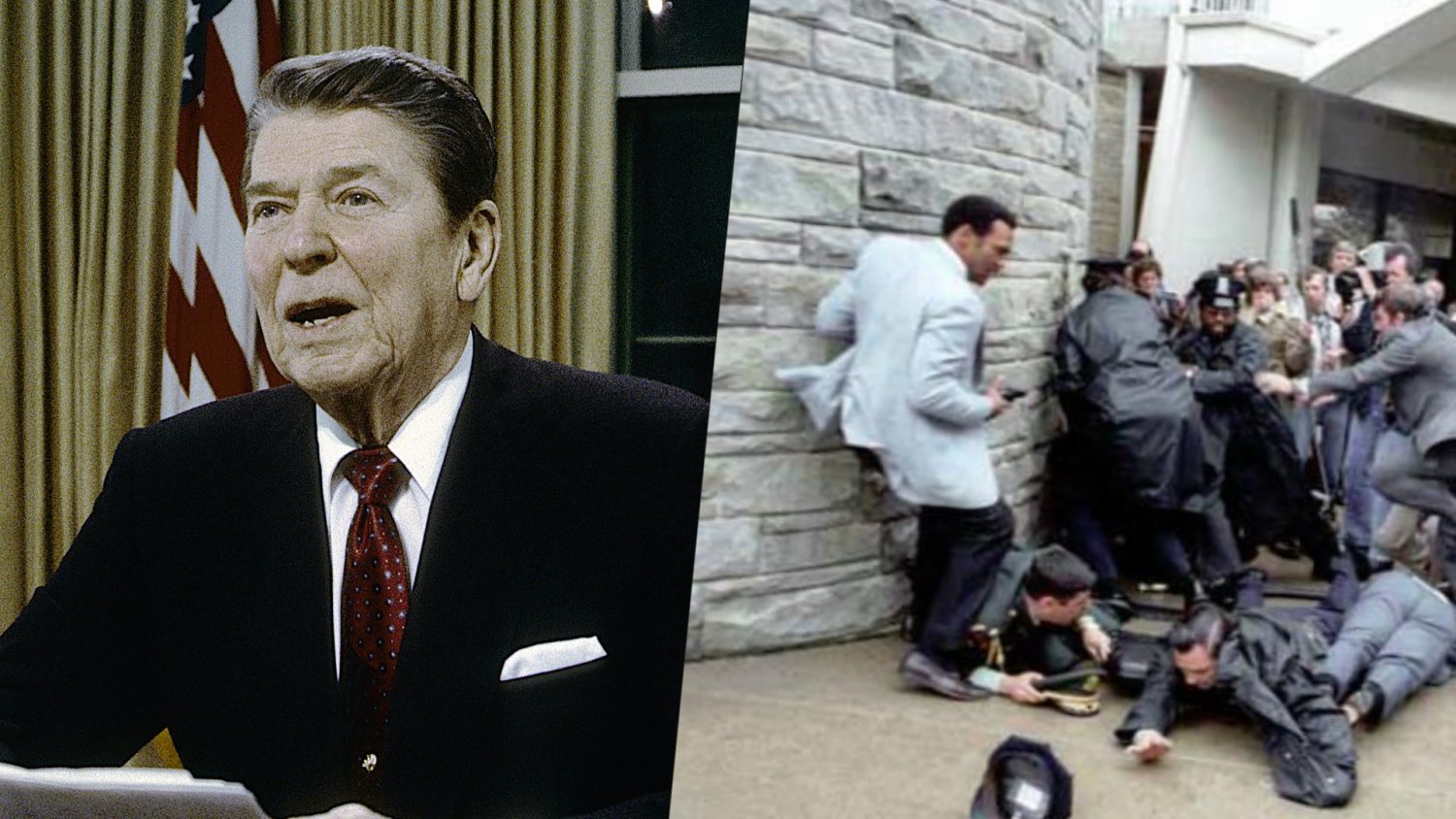 Strzały na kolacji z Trumpem. 45 lat temu w tym miejscu był zamach na Reagana