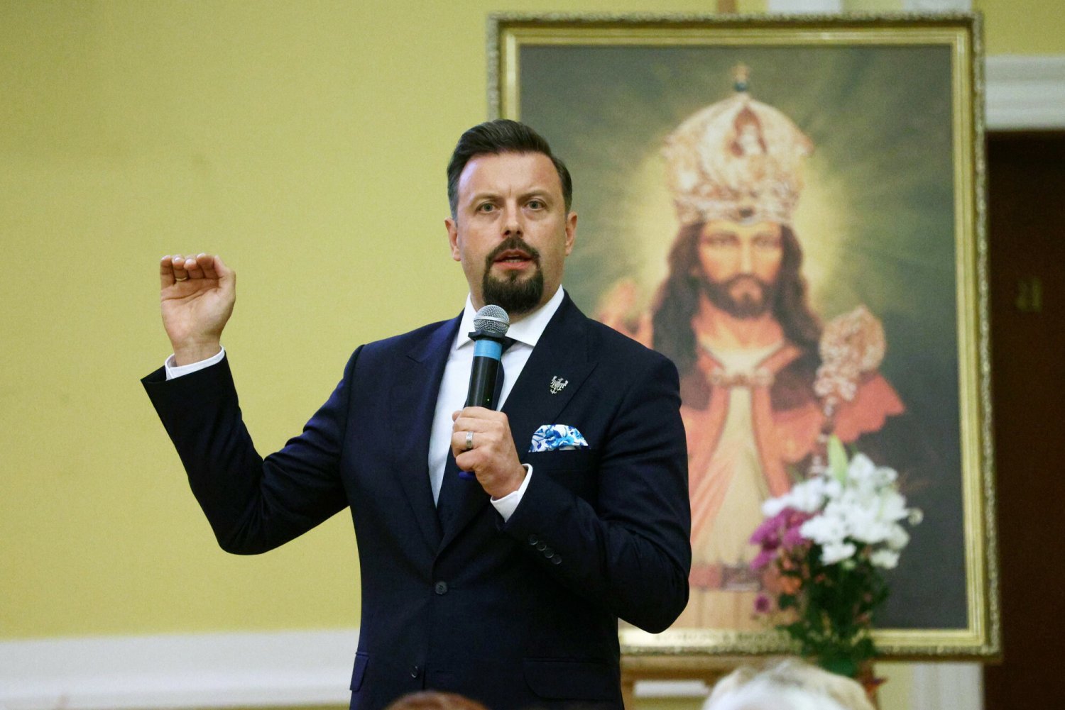 Rafał Piech, lider Polska jest Jedna, to bardzo wierzący człowiek