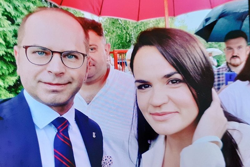 Poseł Michał Szczerba pojechał na Białoruś. Na własne oczy widział protesty przeciwko Łukaszence.