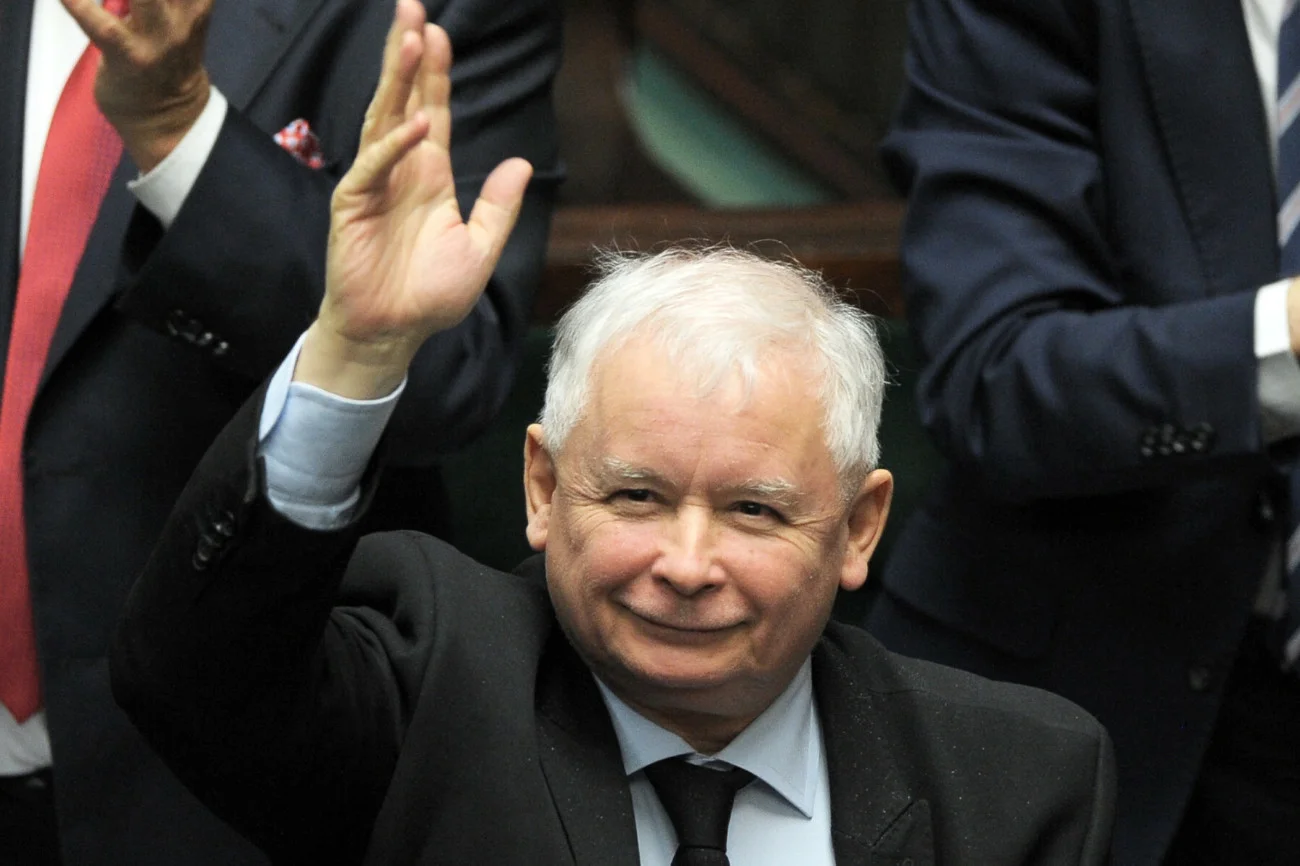 Prezes PiS Jarosław Kaczyński