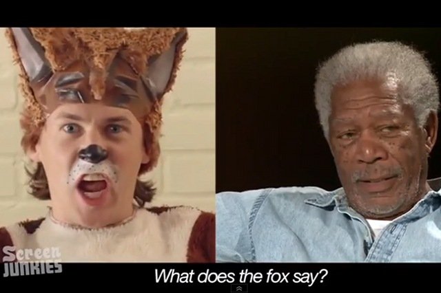Morgan Freeman odczytał tekst piosenki "The Fox". Jego interpretacja stała się przebojem internetu