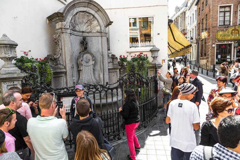 Słynny Manneken-Pis