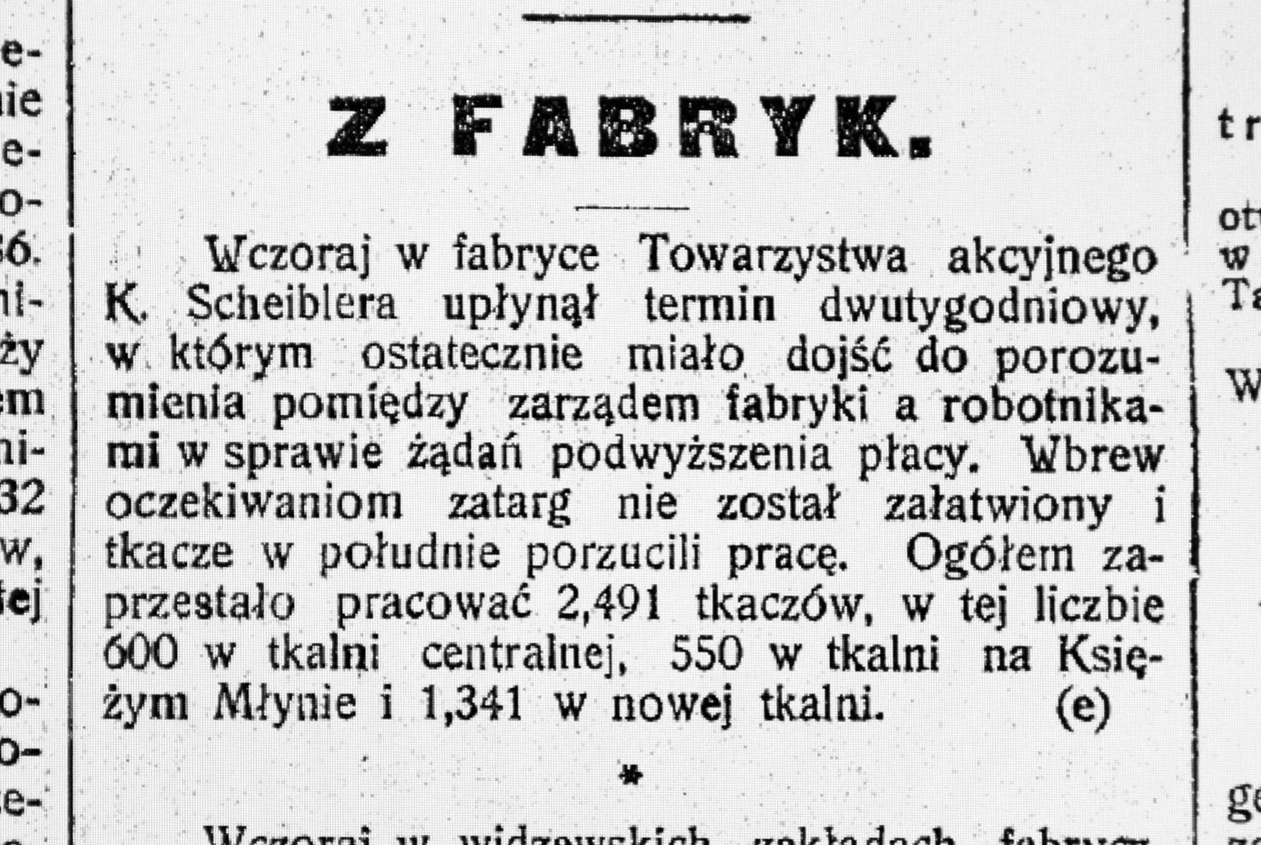 Z FABRYK 28.VI.1913