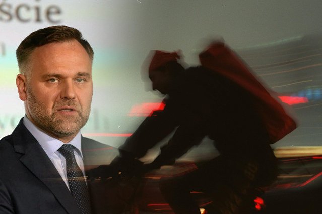 Dawid Jackiewicz dostał akt dymisji z rąk ... gońca.