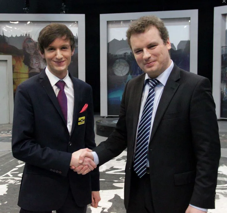 Przedstawiciel Liberlandu w Polsce Karol Parkita oraz Poseł Jacek Wilk