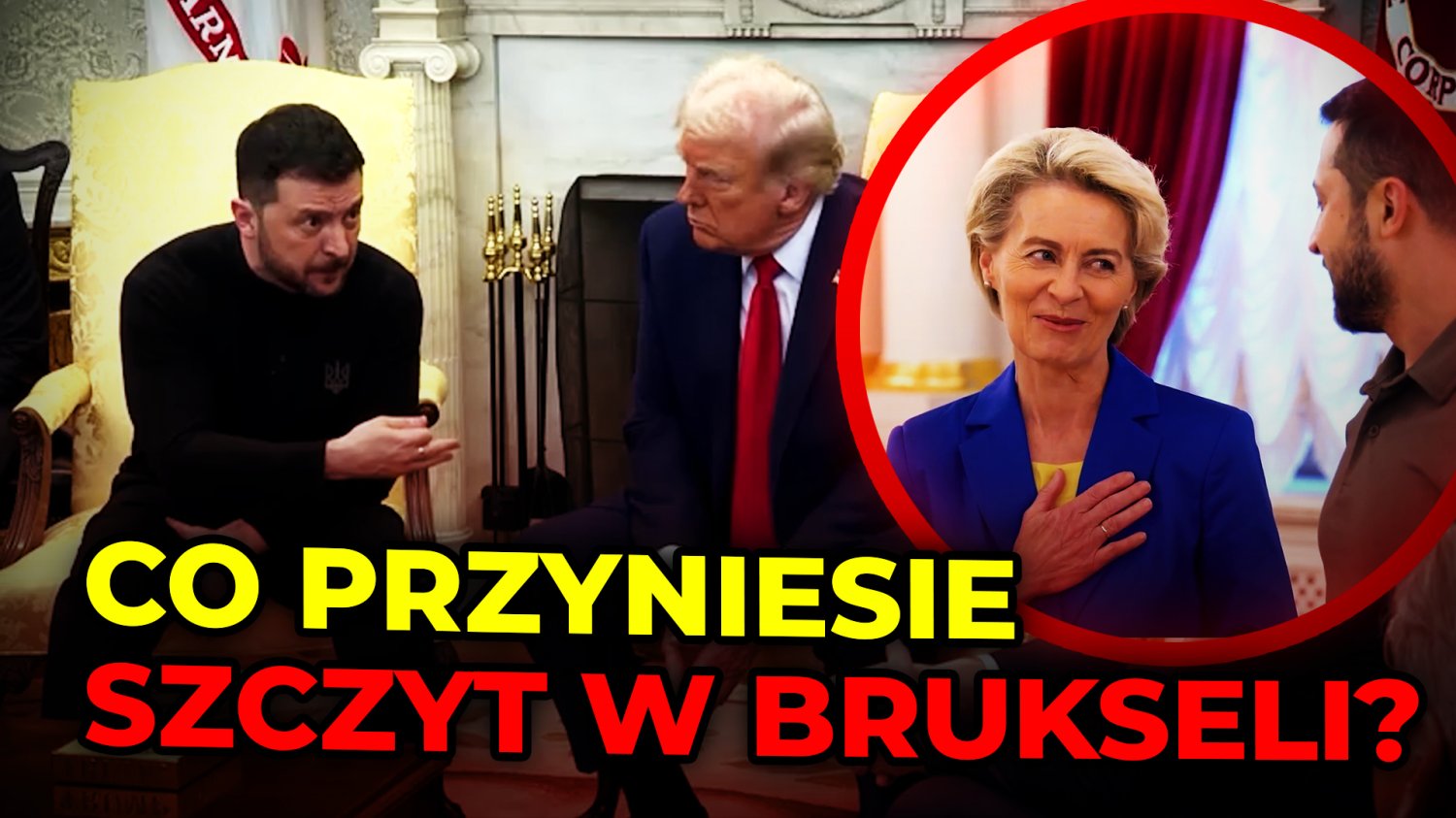 Prezydent Ukrainy Wołodymyr Zełenski i prezydent Donald Trump