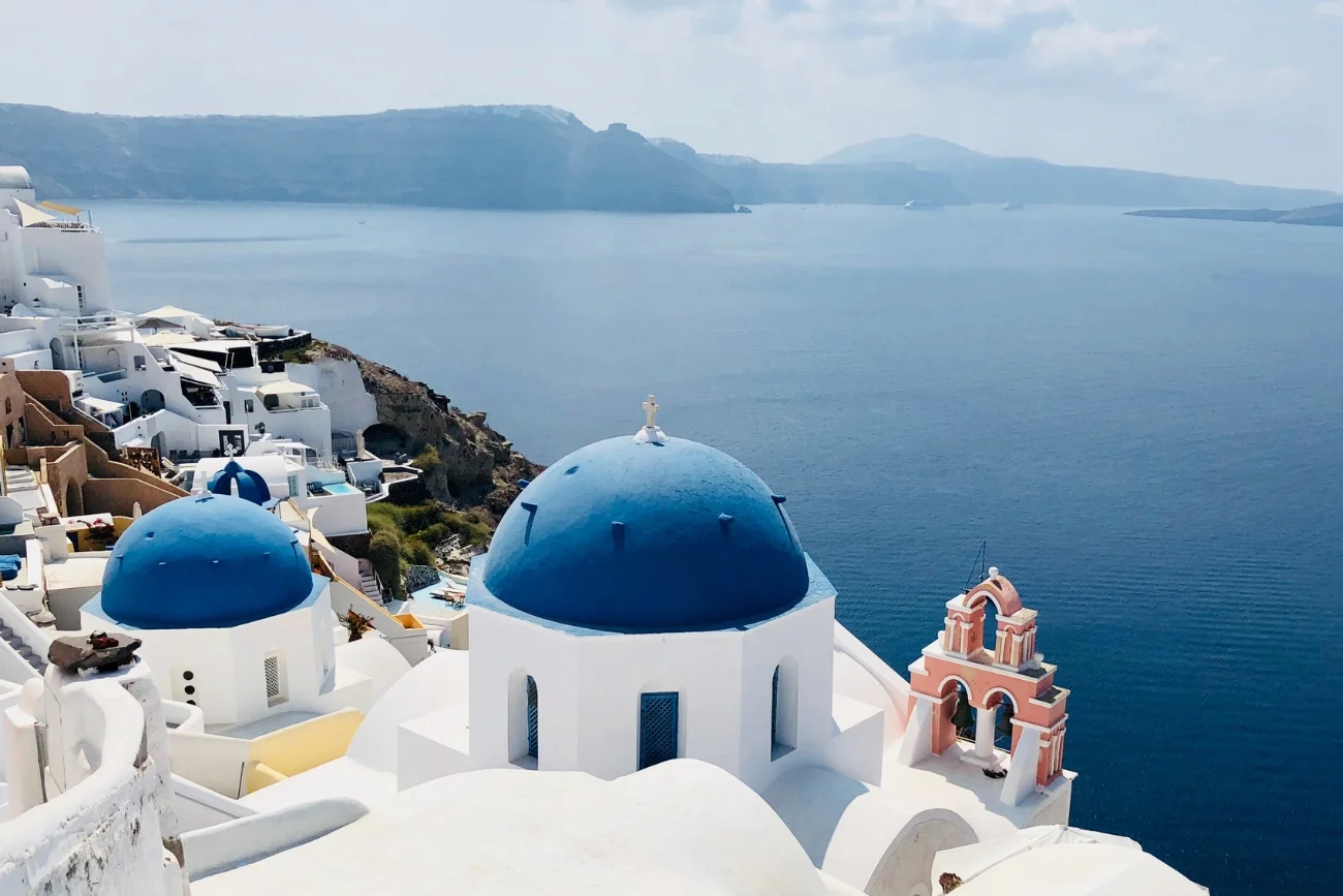 Jeden z najbardziej popularnych kadrów w Santorini
