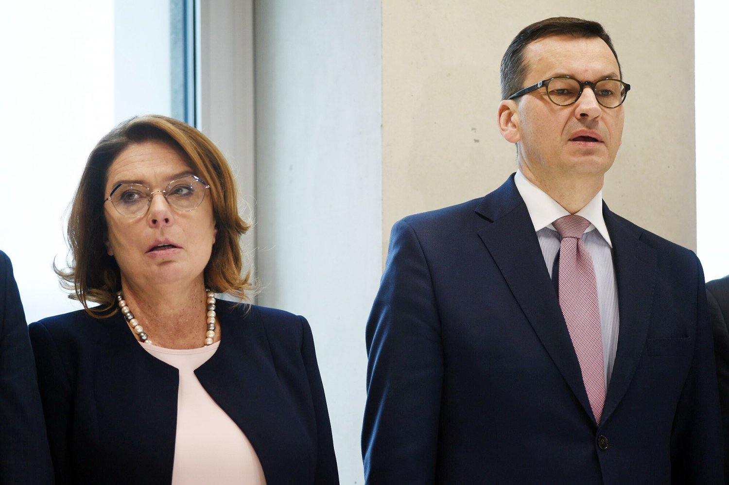 Małgorzata Kidawa-Błońska i Mateusz Morawiecki