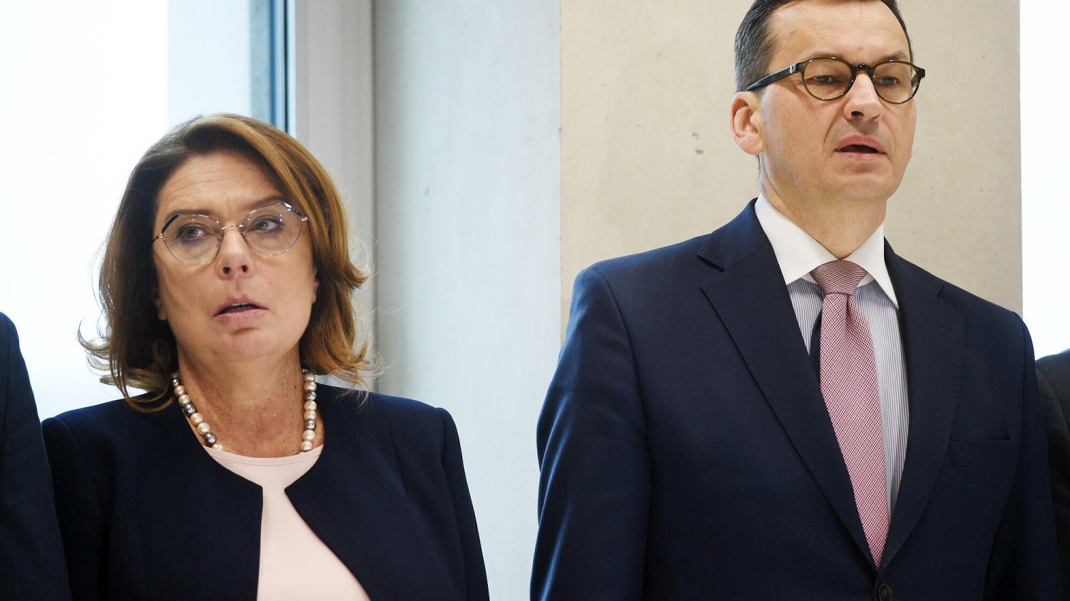 Małgorzata Kidawa-Błońska i Mateusz Morawiecki