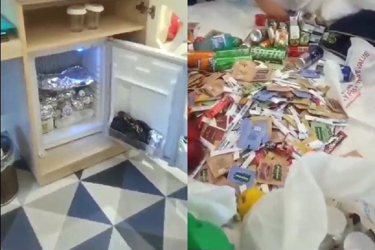 Rosjanie okradli turecki hotel z jedzenia. Rosjanie okradli turecki hotel z jedzenia.