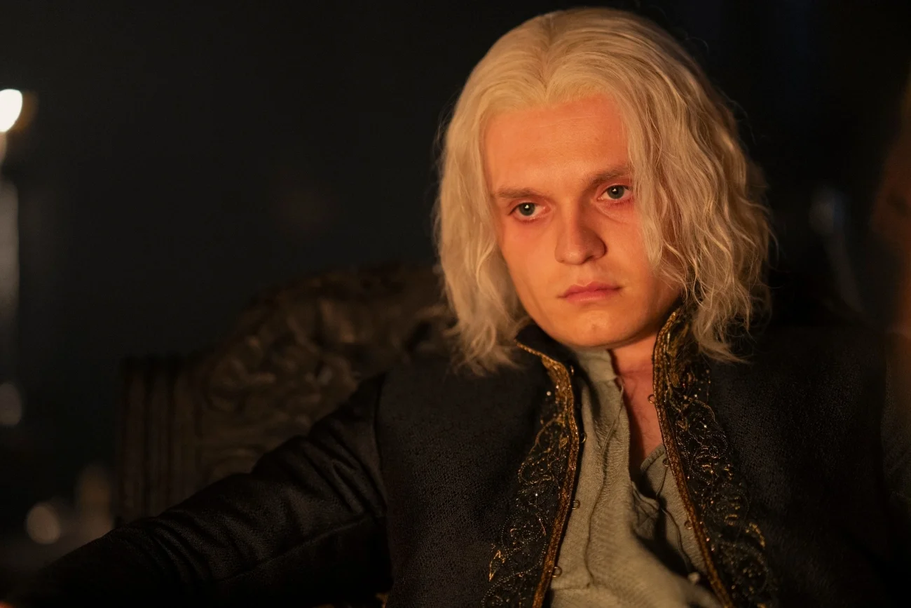 Tom Glynn-Carney jako Aegon II w "Rodzie smoka".