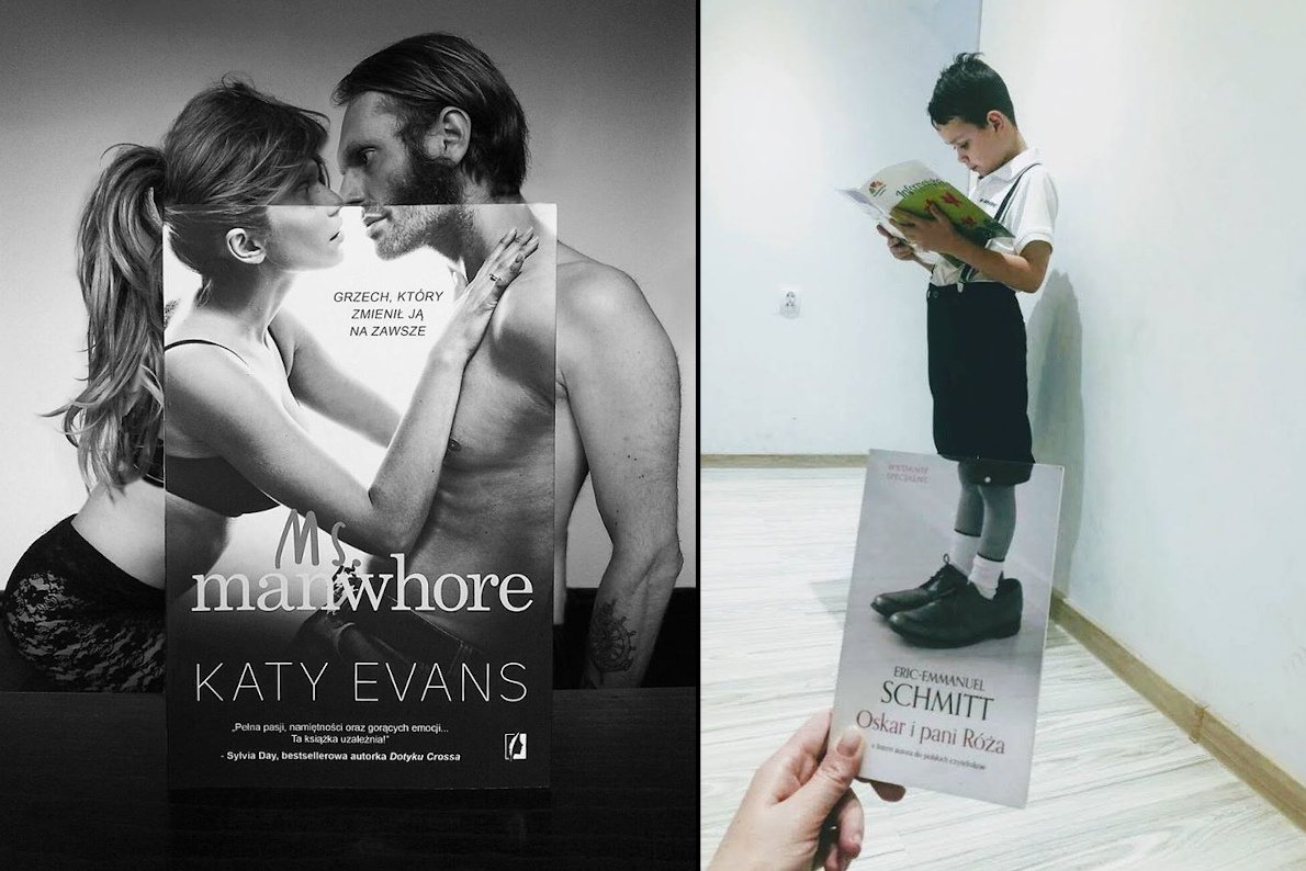 Tak książki "wychodzą z okładek".