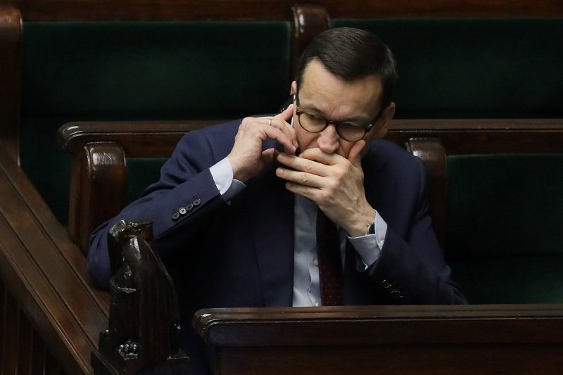 PO zarzuca Mateuszowi Morawieckiemu bezprawną decyzję ws. drukowania kart wyborczych.