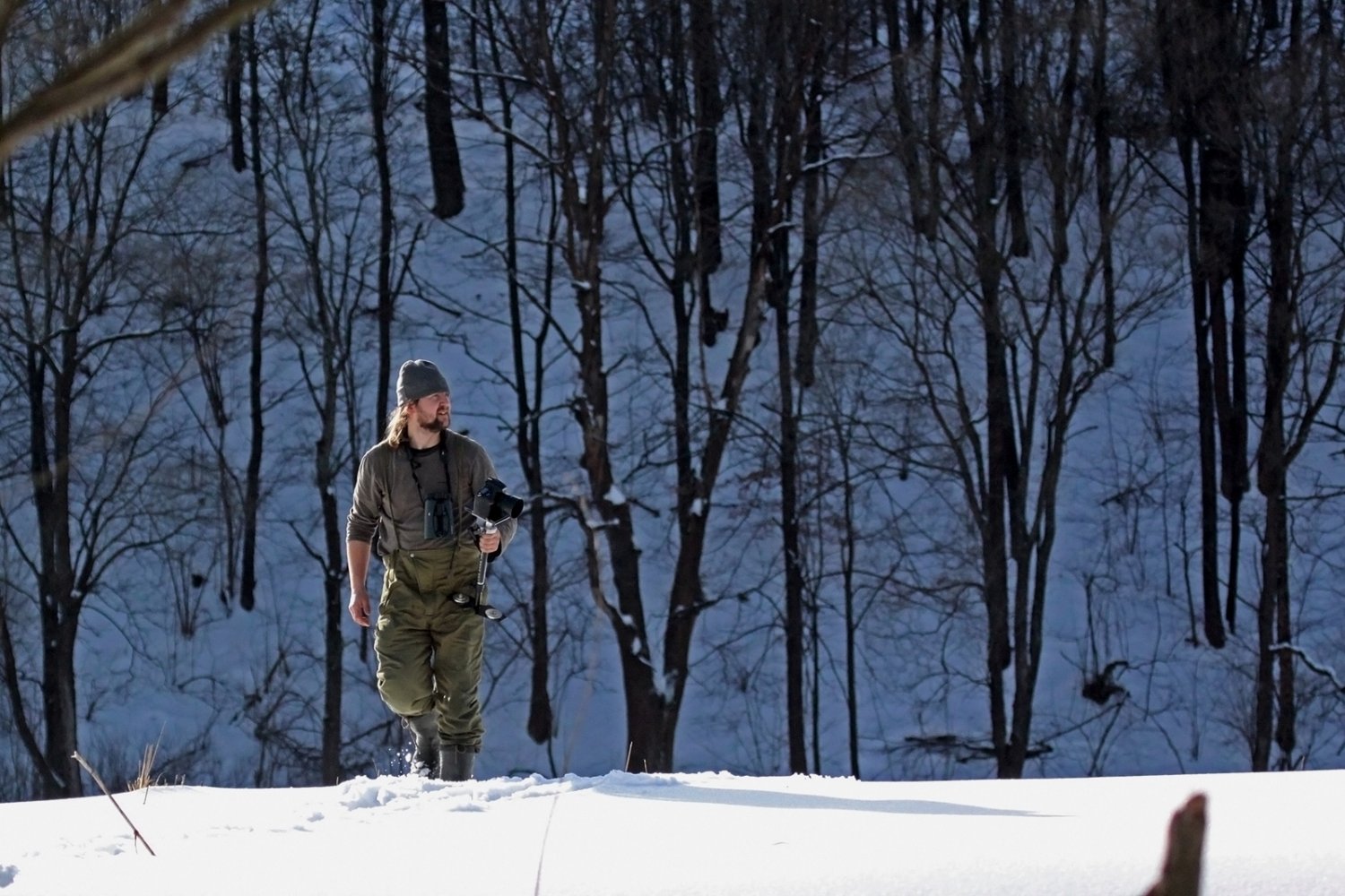 Zenon Wojtas w Wilczych Górach.