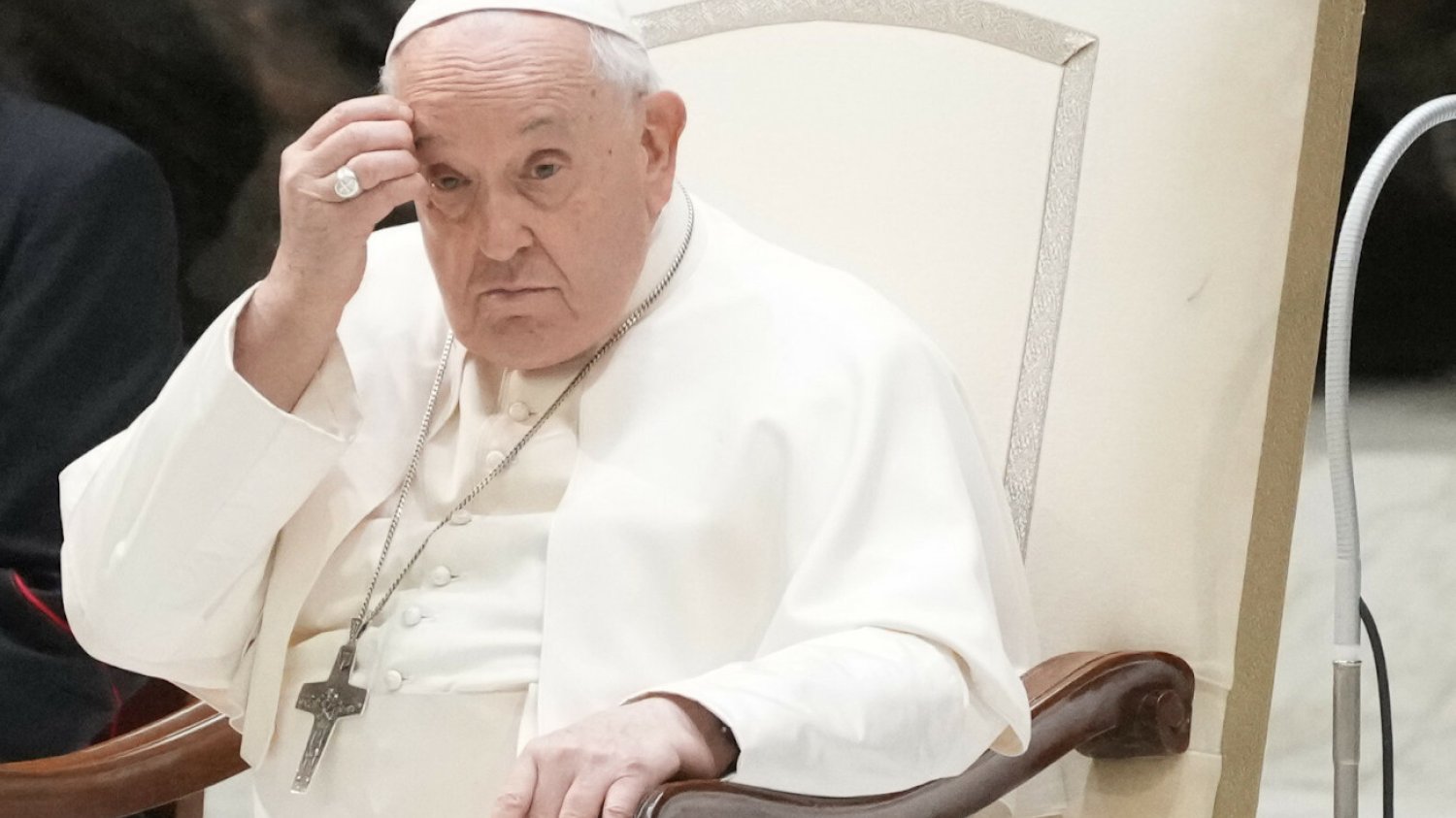Papież Franciszek nie mógł odczytać przemówienia.