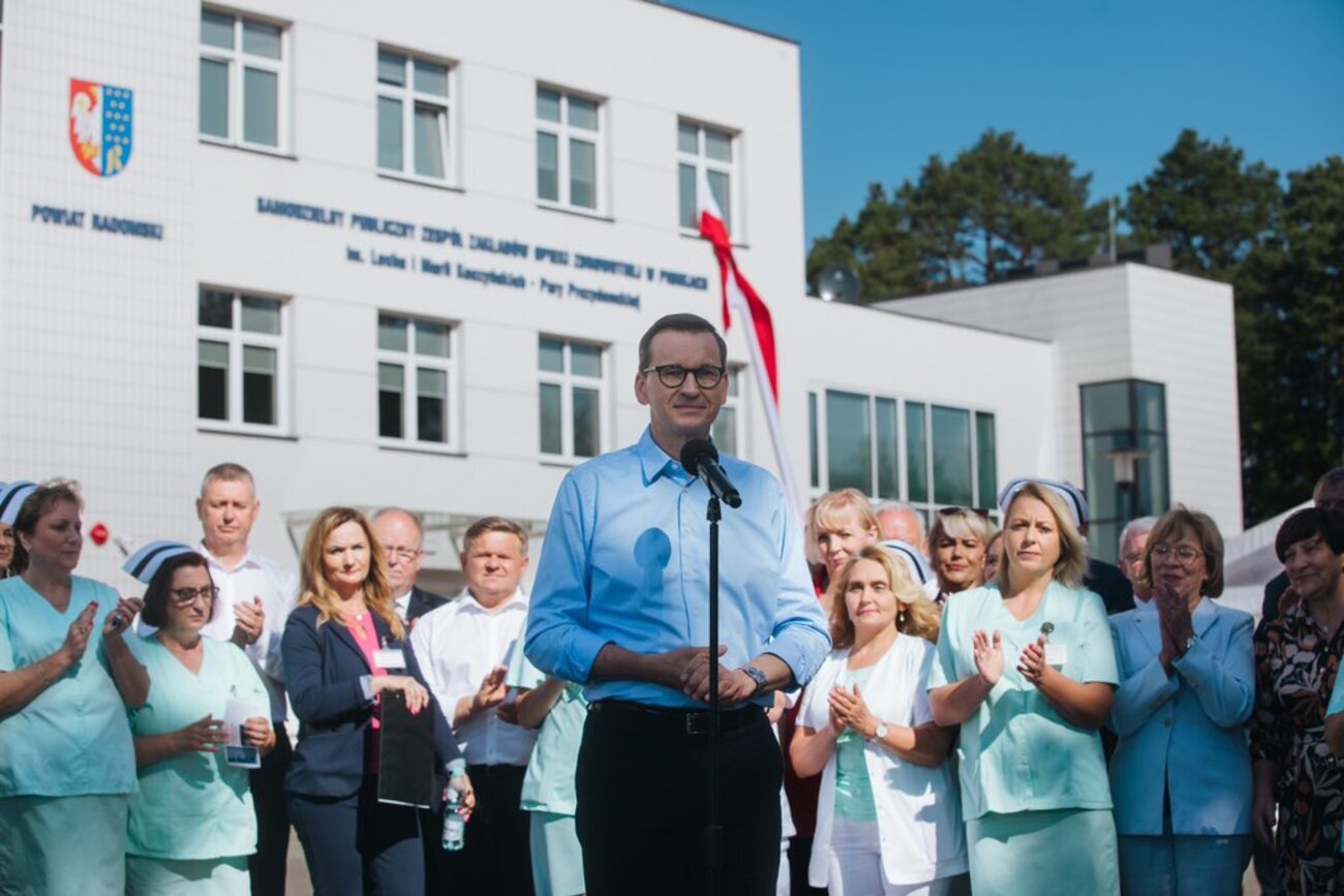 Premier Mateusz Morawiecki w Pionkach.