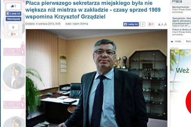 W wywiadzie dla Gazety Pomorskiej powiedział, że nie ma sentymentu za PRL. Podsumowanie osiągnięć nowej demokracji wypada blado.