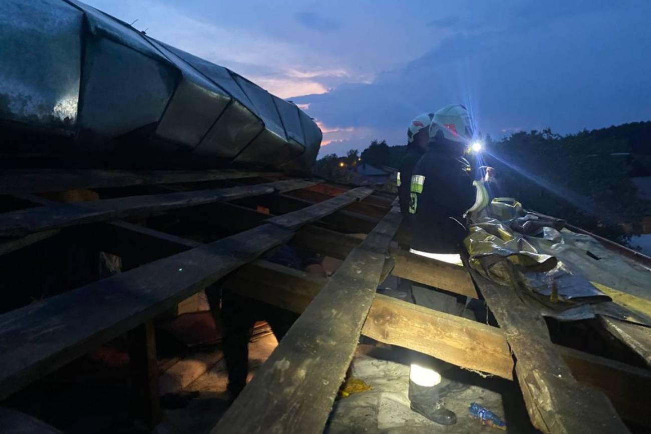 Silne burze w Polsce. Trąba powietrzna przeszła w Łódzkiem