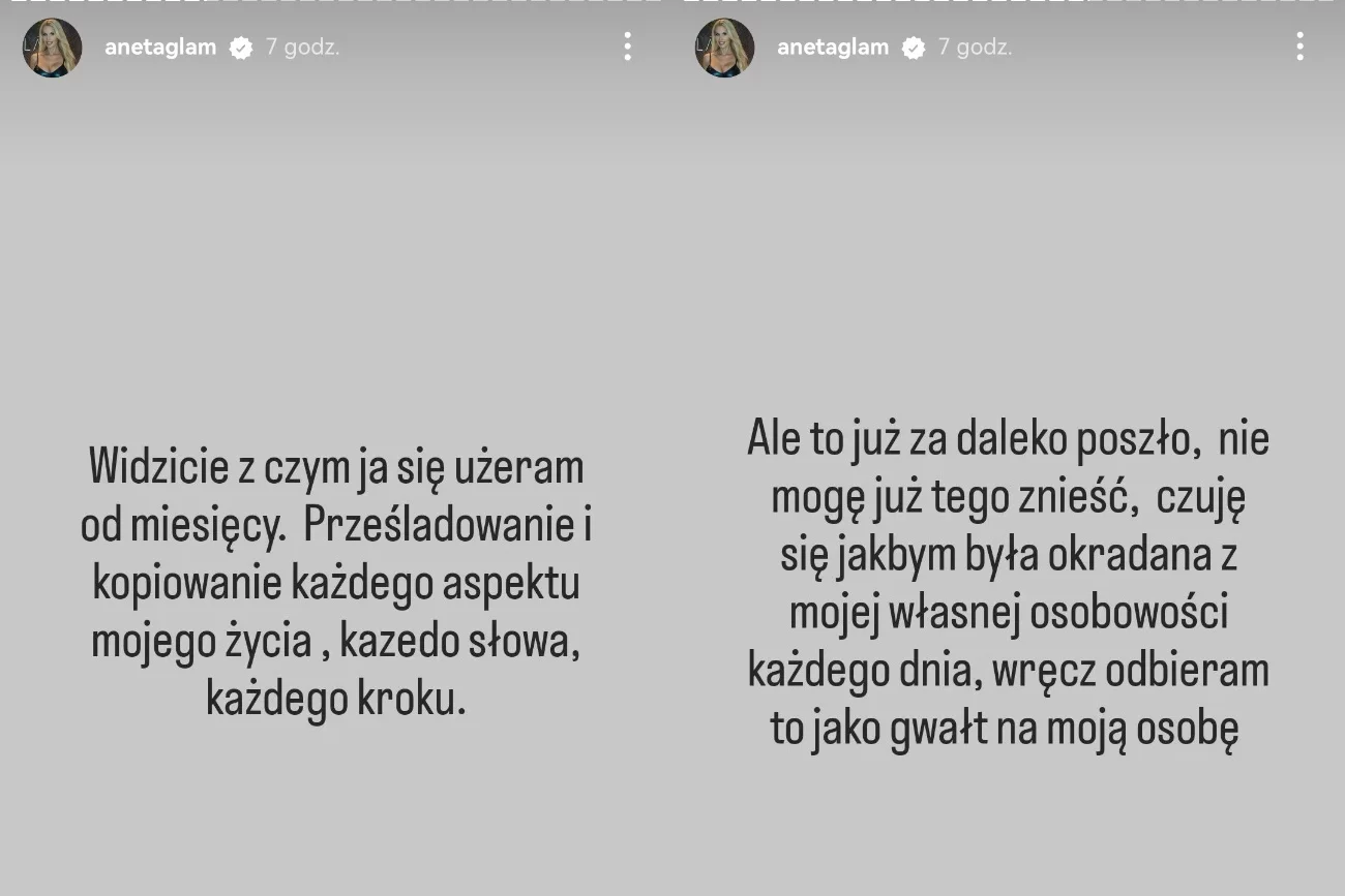Caroline Derpienski nęka Anetę Glam? "Od miesięcy jestem prześladowana"