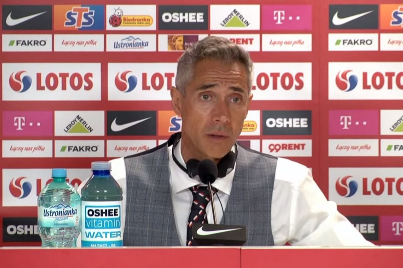 Paulo Sousa spotkał się z dziennikarzami po meczu Polaków z Islandią i opowiadał o grze drużyny