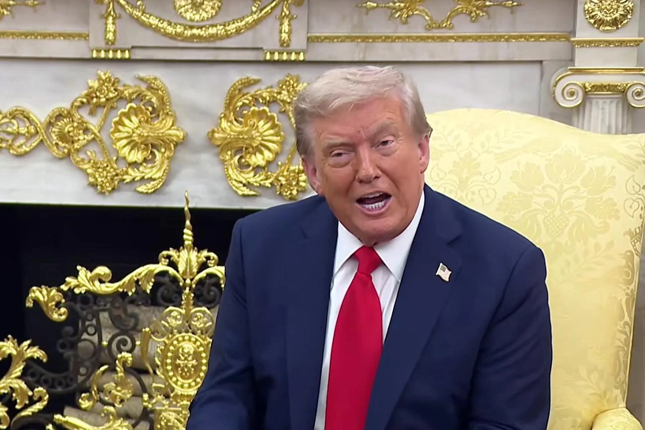 Odlot Trumpa na spotkaniu z Zełenskim. "Restauracje są teraz obłożone"