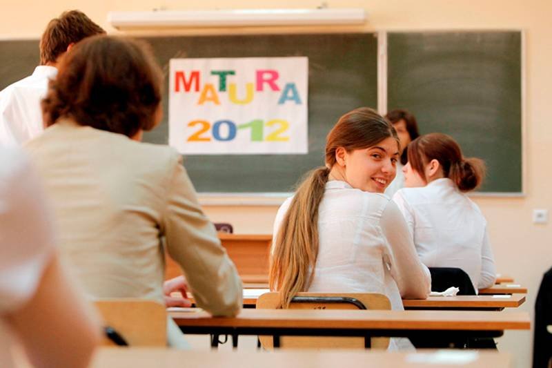 Maturzyści z liceum ogólnokształcącego w Rzeszowie