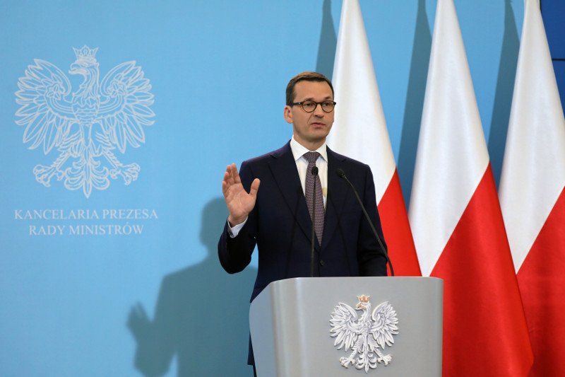 Mateusz Morawiecki tłumaczył na konferencji, po co było całe zamieszanie wokół nowelizacji ustawy o IPN. I oskarżył opozycję.