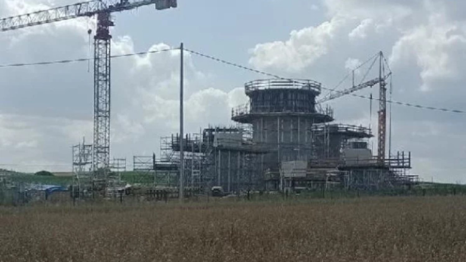 Tak wygląda plac budowy pomnika Matki Boskiej. Sołtys Konotopia w lipcu przesłał nam zdjęcia.