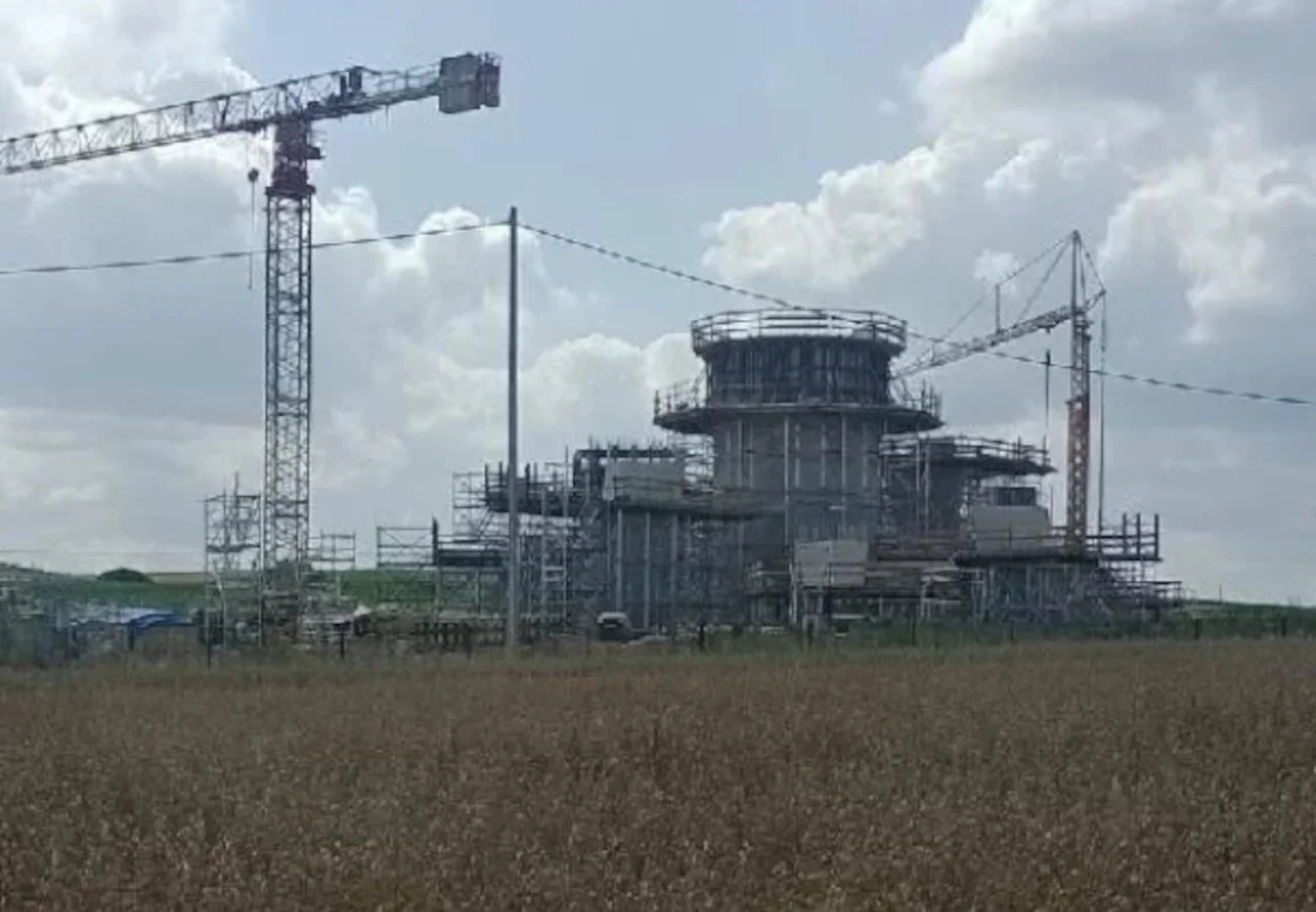 Tak wygląda plac budowy pomnika Matki Boskiej. Sołtys Konotopia w lipcu przesłał nam zdjęcia.