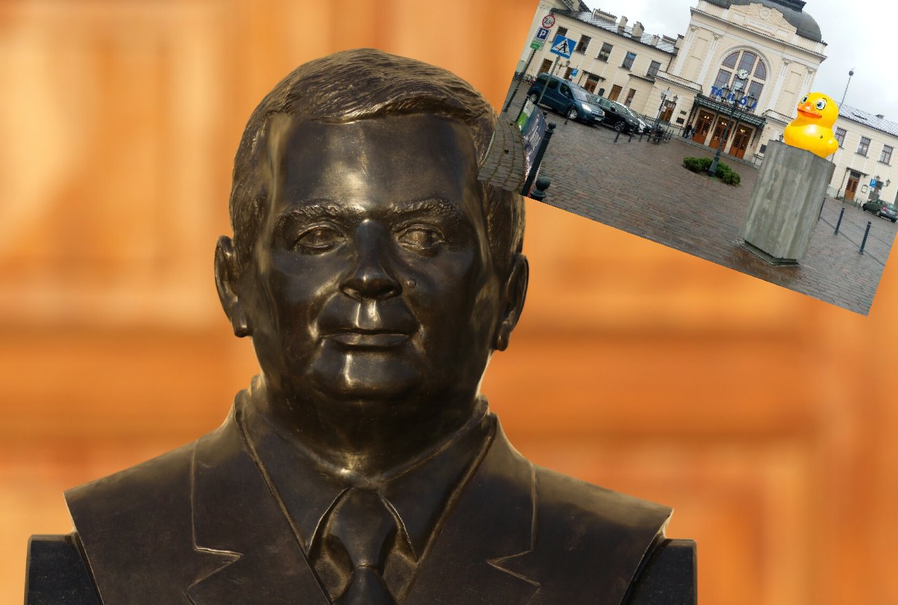 PiS stawia pomnik Kaczyńskiemu. Mieszkańcy "dokończyli dzieła"