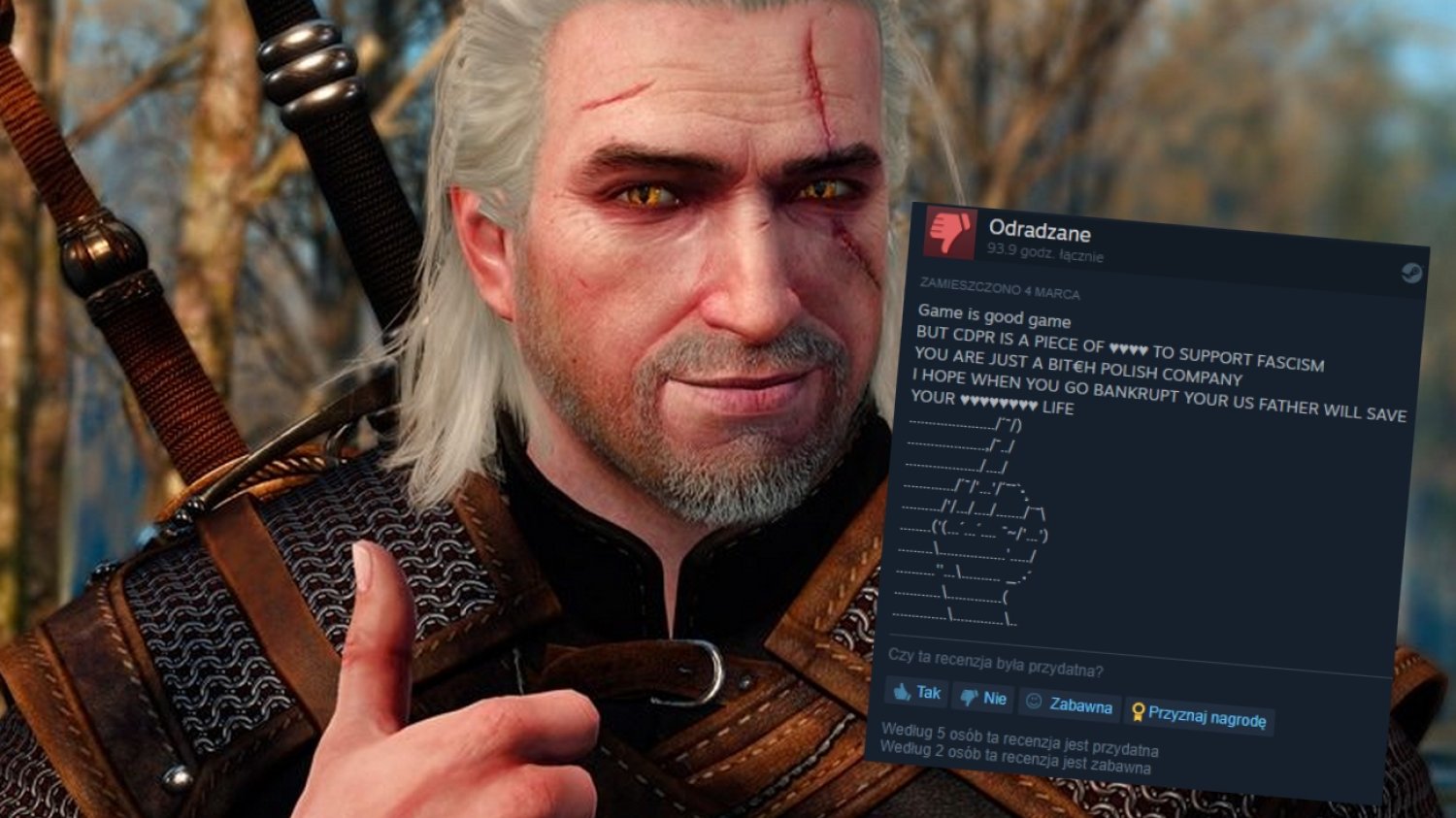 CD Projekt znalazł się w ogniu krytyki po decyzji dotyczącej wstrzymania sprzedaży gier w Rosji i Białorusi. "Wiedźmin" otrzymuje teraz negatywne recenzje. CD Projekt znalazł się w ogniu krytyki po decyzji dotyczącej wstrzymania sprzedaży gier w Rosji i Białorusi. "Wiedźmin" otrzymuje teraz negatywne recenzje.