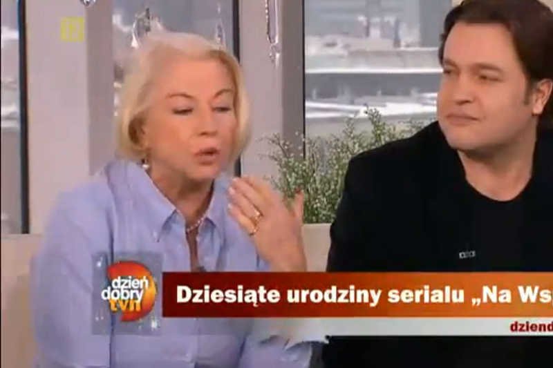 Za słowo "pożydzić" użyte na antenie TVN Bożenę Dykiel spotkała ostra krytyka.
