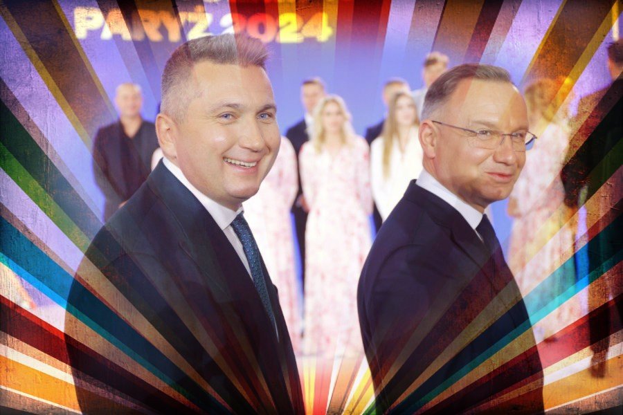 Na zdjęciu od lewej prezes PKOl Radosław Piesiewicz i prezydent Andrzej Duda. Czy rekomendacja tego drugiego do MKOl zamknie możliwość awansu dla Mai Włoszczowskiej?