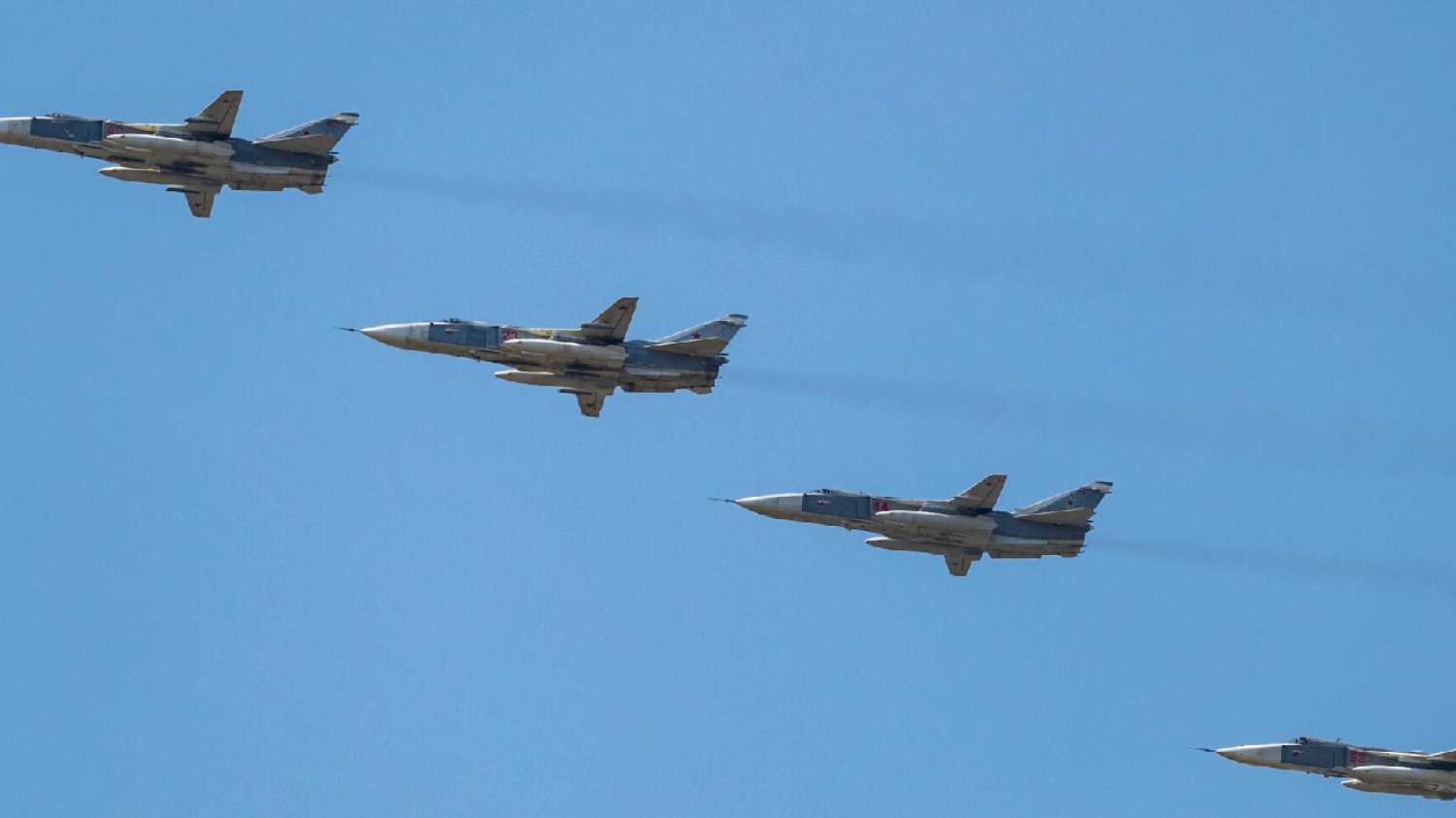Obwód Kaliningradzki. Bombardowanie tuż przy granicy polsko-rosyjskiej.