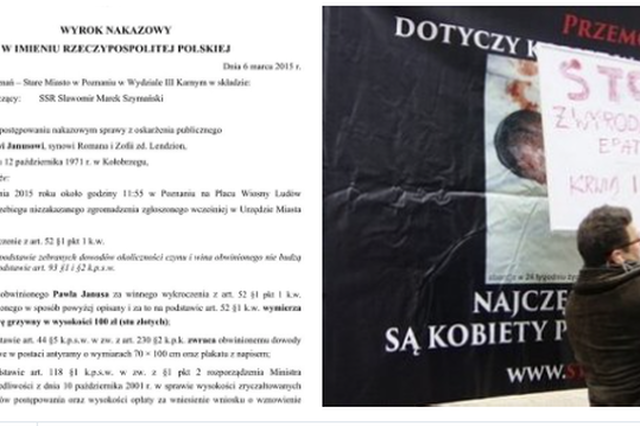Paweł Janus - walczył z antyaborcyjnym ruchem, przegrał w sądzie
