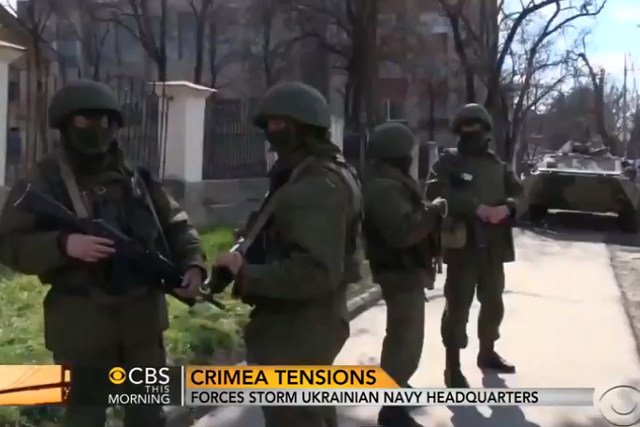 Rosyjscy żołnierze w Sewastopolu