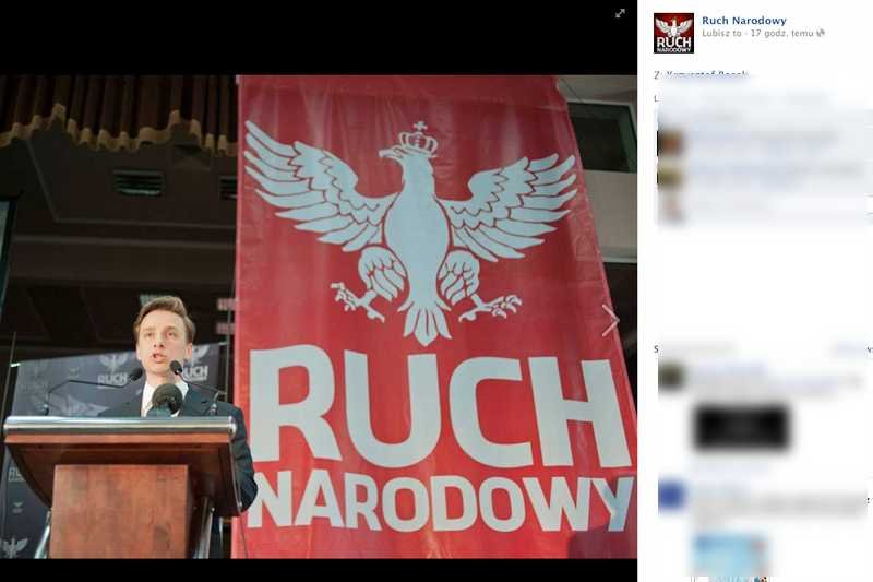 Krzysztof Bosak przemawia podczas kongresu Ruchu Narodowego