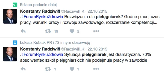 Przed wyborami obecny minister zdrowia wiedział, że sytuacja pielęgniarek jest dramatyczna.