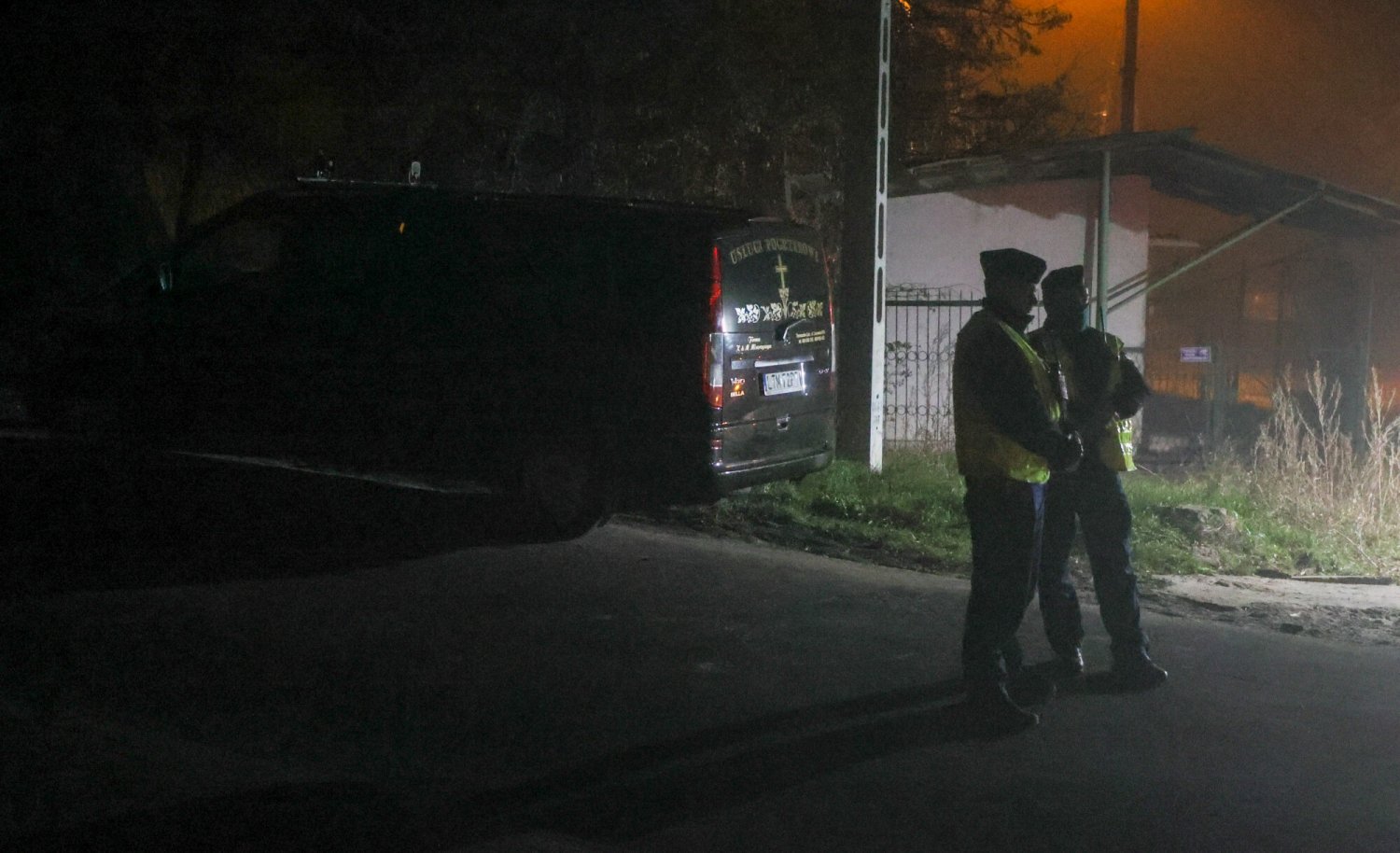 Przewodów, noc po eksplozjach.