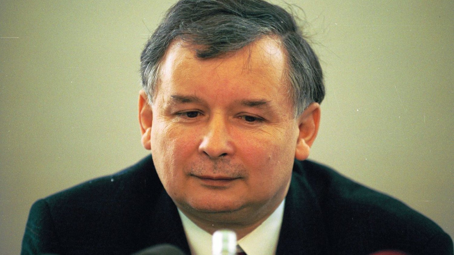 Na zjęciu: Jarosław Kaczyński w 1998 roku